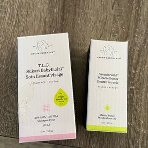 Drunk Elephant T.L.C. Sukari Babyfacial and Wonderwild Miracle Butter Set